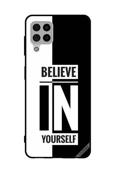 Covernex غطاء حماية لهاتف سامسونج جالاكسي A22 4G ثق بنفسك باللونين الأبيض وال...