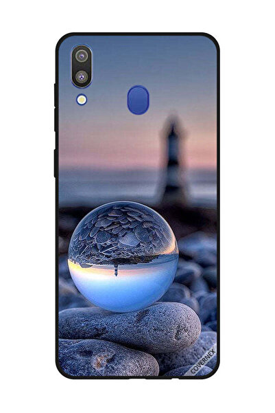Covernex غطاء حماية لهاتف سامسونج جالاكسي M20، تصوير رائع للطبيعة في زجاج دائري