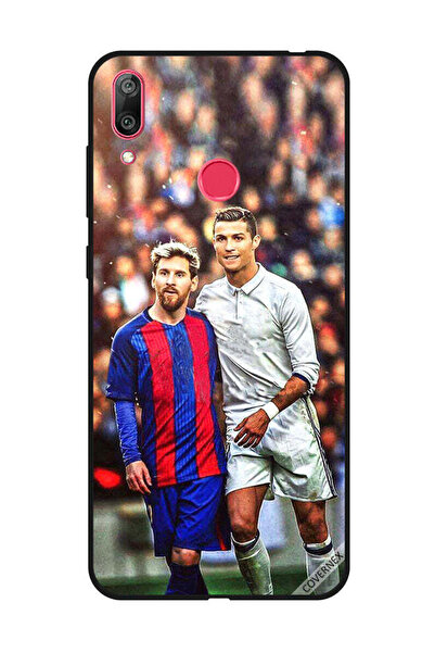 Covernex غطاء حماية لهاتف هواوي Y7 Prime 2019 ميسي ورونالدو