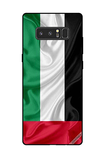 Covernex غطاء حماية لهاتف سامسونج جالاكسي نوت 8 - قماش علم الإمارات العربية ا...