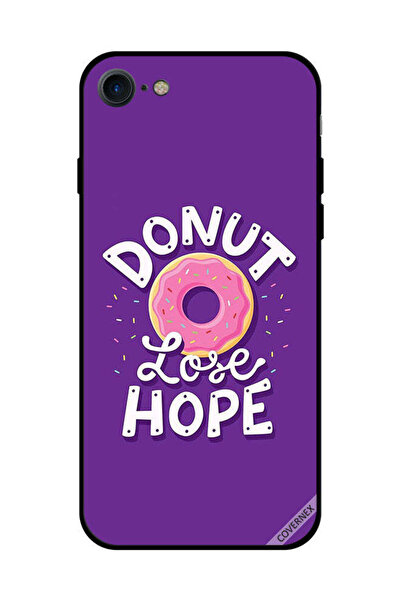 Covernex Protective Case Cover For iPhone SE 2020 Donut Lose Hope