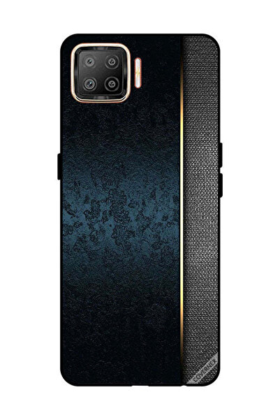 Covernex غطاء حماية لهاتف OPPO F17 بنقشة جلد أخضر داكن