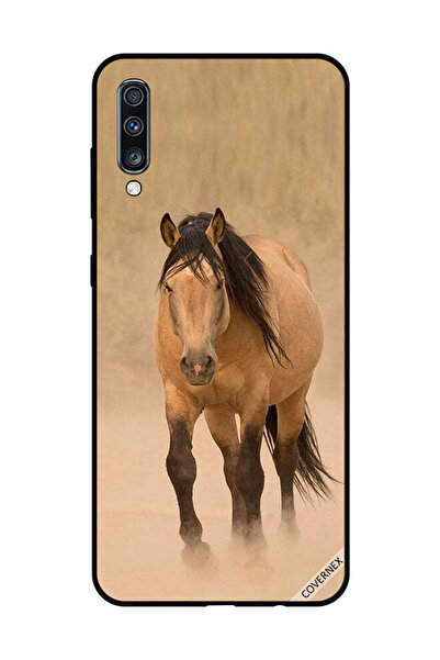 Covernex غطاء حماية لهاتف سامسونج جالاكسي A70 - سباق الخيل البني