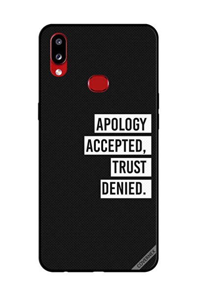 Covernex غطاء حماية لهاتف سامسونج جالكسي A10s، اعتذار مقبول، ثقة متبادلة