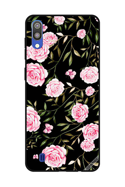 Covernex غطاء حماية لهاتف سامسونج جالاكسي M10، ورود وردية في باقات من الأوراق...