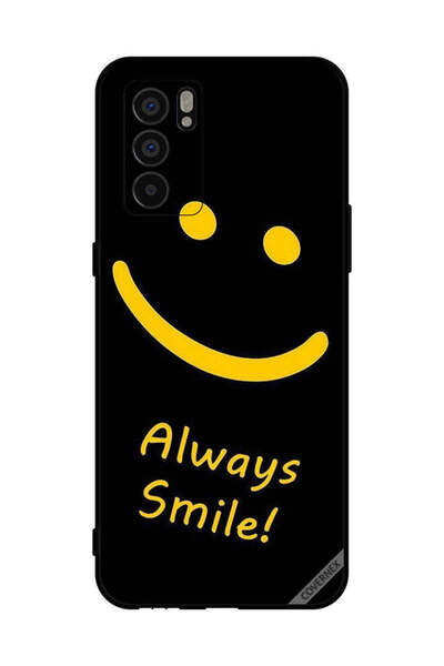 Covernex غطاء حماية لهاتف Oppo Reno6 5G - ابتسامة دائمة صفراء