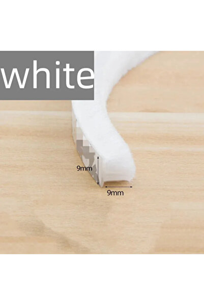 Choice5 شريط فرشاة لاصق ذاتي 10 أمتار 9×9 أبيض شريط ختم الباب والنافذة مقاوم ...