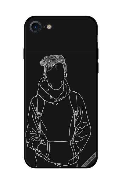 Covernex غطاء حماية لهاتف iPhone SE 2020 رسم جاكت بوي