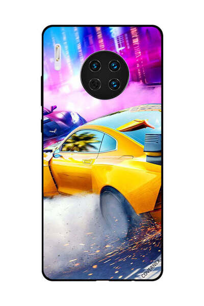 Covernex غطاء حماية لهاتف هواوي ميت 30 - سيارة صفراء
