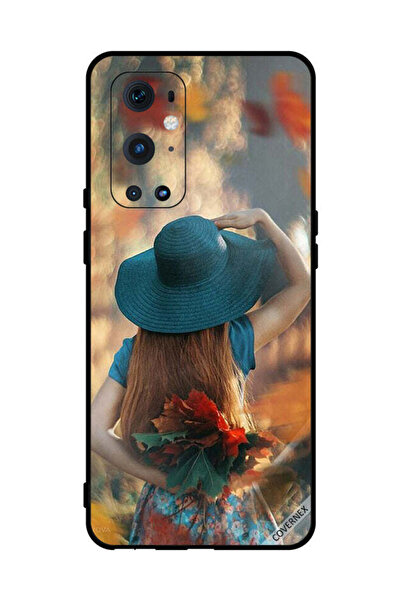 Covernex غطاء حماية لهاتف OnePlus 9 Pro، فتاة قبعة تخفي أوراق الحب
