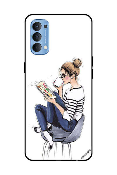 Covernex غطاء حماية لهاتف OPPO Reno 4 4G جاهز للكتاب الفني