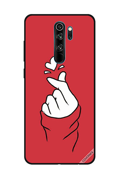 Covernex غطاء حماية لهاتف شاومي ريدمي نوت 8 برو سناب لوف أحمر