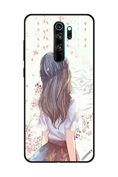 Covernex غطاء حماية لهاتف شاومي ريدمي نوت 8 برو - فتاة لطيفة في تفكير عميق