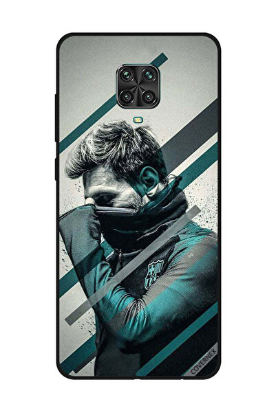 Covernex غطاء حماية لهاتف شاومي ريدمي نوت 9S/9 برو وجه ميسي المختبئ
