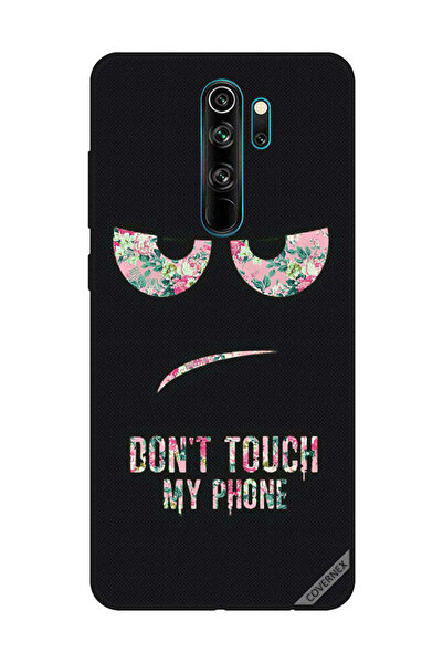 Covernex غطاء حماية لهاتف شاومي ريدمي نوت 8 برو - لا تلمس هاتفي - زهري