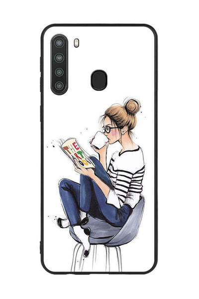 Covernex غطاء حماية لهاتف سامسونج جالكسي A21 جاهز للكتاب الفني