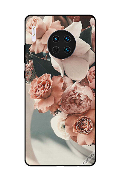 Covernex غطاء حماية لهاتف هواوي ميت 30 - باقة زهور الخوخ