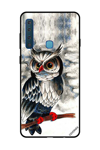 Covernex غطاء حماية لهاتف سامسونج جالاكسي A9 2018 برسومات بومة فنية