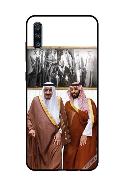 Covernex غطاء حماية لهاتف سامسونج جالاكسي A70 الملك سلمان ومحمد بن سلمان يتحد...