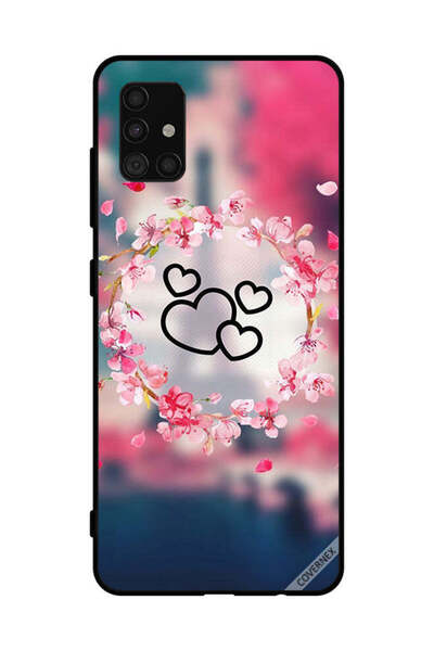 Covernex غطاء حماية لهاتف سامسونج جالاكسي A51 4G قلوب سوداء