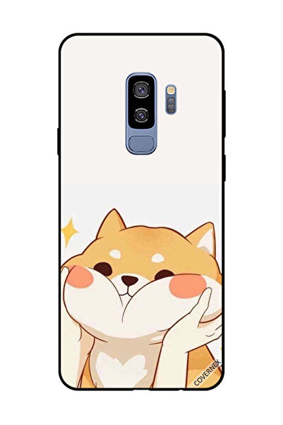 Covernex غطاء حماية لهاتف سامسونج جالاكسي S9 بلس مع صورة قطة محبة أثناء حملها...