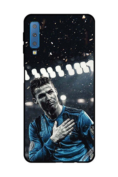 Covernex غطاء حماية لهاتف سامسونج جالاكسي A7 2018 رونالدو يشكر الجمهور على تس...