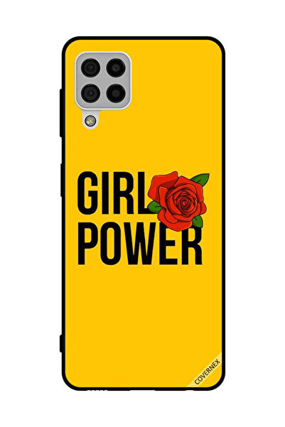 Covernex غطاء حماية لهاتف سامسونج جالاكسي A22 4G - لون أصفر - جيرل باور