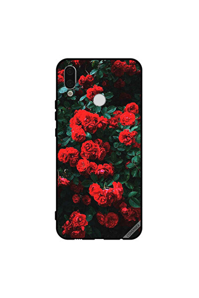 Covernex غطاء حماية لهاتف هواوي نوفا 3e - حديقة الورود الحمراء