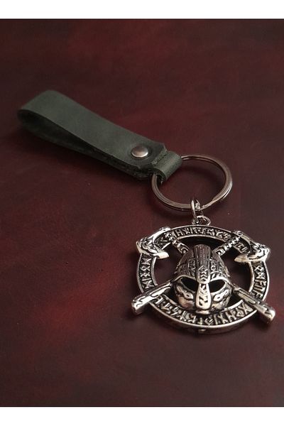 BSN Store Sparta Warrior Figure Keychain Premium Hand Made Real Leather Keychain