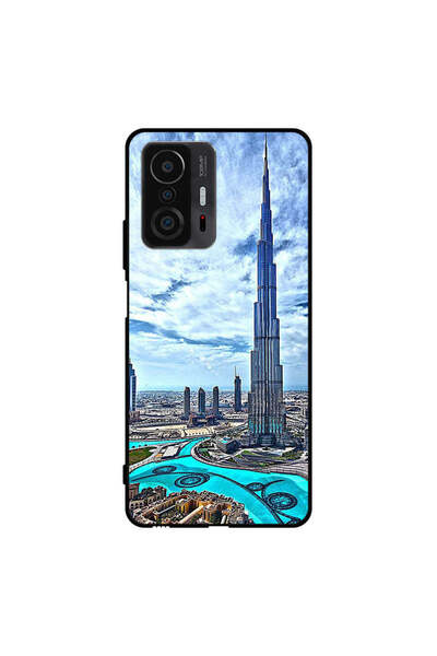 Covernex غطاء حماية لهاتف شاومي 11T - برج خليفة - غيوم تلامس السحاب