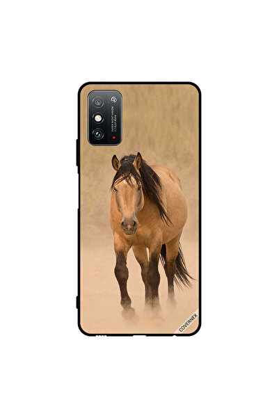 Covernex غطاء حماية لهاتف Honor X10 Max 5G - سباق الخيل البني