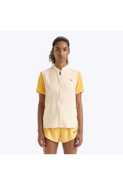 Diadora L.Multilayer Crew Women's White Vest - 102.180221-D0908