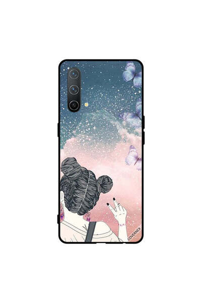 Covernex غطاء حماية لهاتف Oneplus Nord CE 5G فتاة تصنع علامة النصر