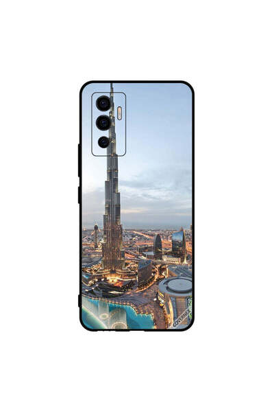 Covernex غطاء حماية لهاتف فيفو V23e 5G منظر جميل لوسط مدينة دبي