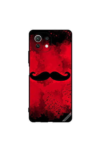 Covernex غطاء حماية لهاتف شاومي مي 11 لايت، شارب أحمر، خلفية