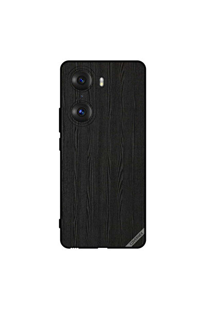 Covernex Protective Case Cover For Honor 60 Pro Black Wooden Pattern