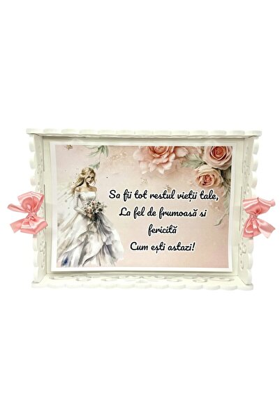 OEM Set tava pentru gatitul miresei, personalizat mire si mireasa, format din 3 piese