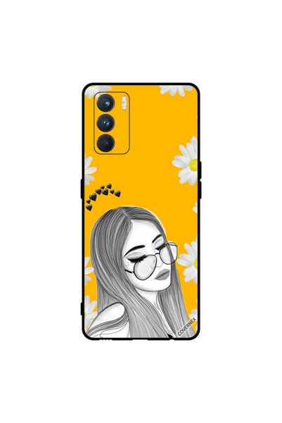 Covernex غطاء حماية لهاتف Oppo K9 Pro - فتاة تحب خيالات النظارات