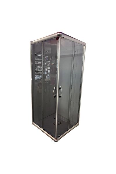 serico CABINĂ DE DUȘ 80x80 CM FUMATĂ CU TĂVIȚĂ INCLUSĂ