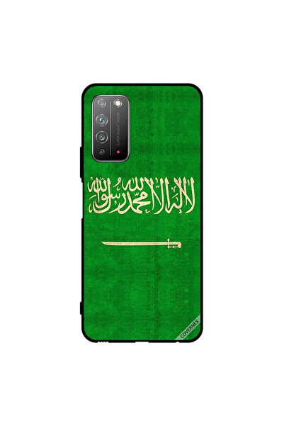 Covernex غطاء حماية لهاتف Honor X10 5G بعلم المملكة العربية السعودية العتيق
