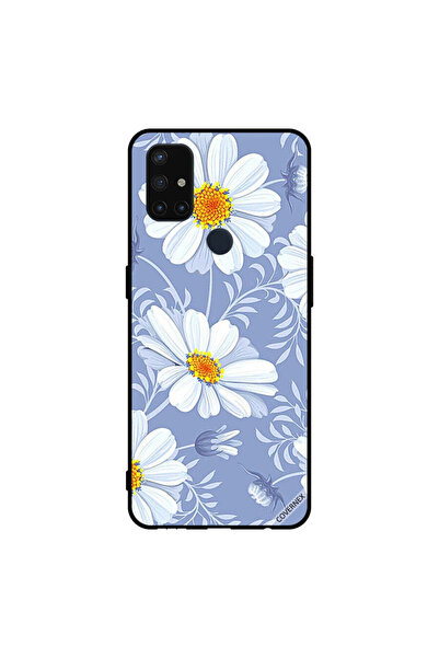 Covernex غطاء حماية لهاتف Oneplus Nord N10 5G بنقشة زهور بيضاء مزهرة