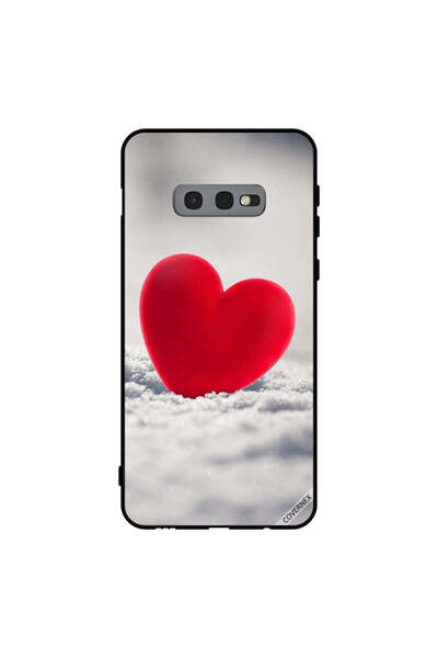 Covernex غطاء حماية لهاتف سامسونج جالاكسي S10e بتصميم قلب أحمر جميل