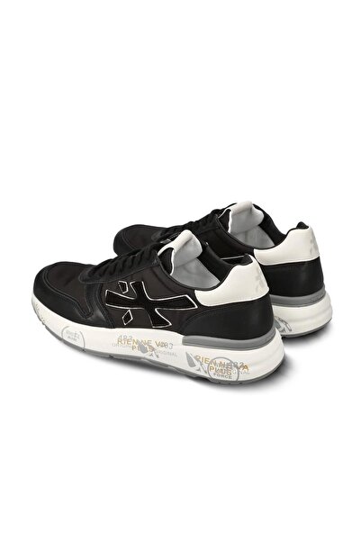 Premiata Logo İşlemeli Casual Spor Sneaker 7249 Black Whıte