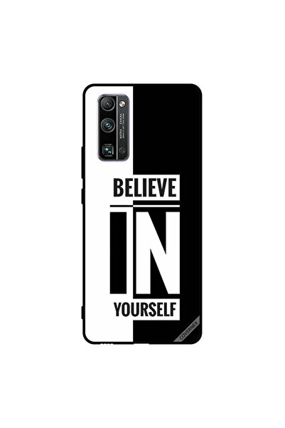 Covernex غطاء حماية لهاتف Honor 30 Pro+ - ثق بنفسك - أسود وأبيض