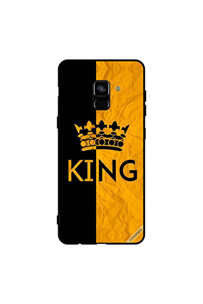 Covernex غطاء حماية لهاتف سامسونج جالاكسي A8+ (2018) أسود وأصفر