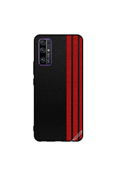 Covernex غطاء حماية لهاتف Honor 30 بثلاثة خطوط عمودية حمراء