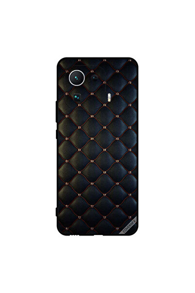 Covernex غطاء حماية لهاتف شاومي مي 11 برو بنمط مطبوع عليه نقشة قماش أسود