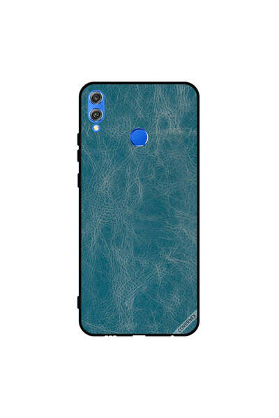 Covernex Protective Case Cover For Honor 8X Bluish Leather Pattern