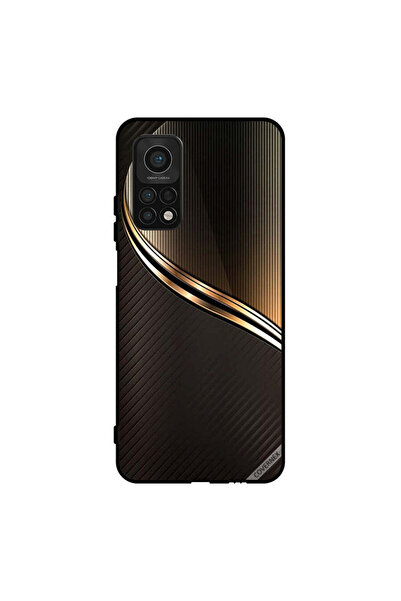 Covernex غطاء حماية لهاتف شاومي مي 10 تي برو 5 جي بنمط ذهبي داكن