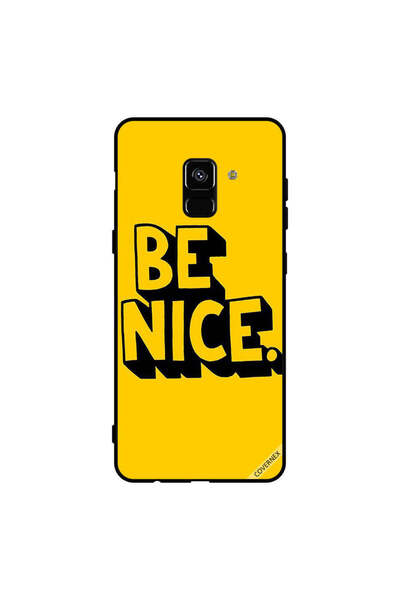 Covernex غطاء حماية لهاتف سامسونج جالاكسي A8+ (2018) - لون أصفر لطيف